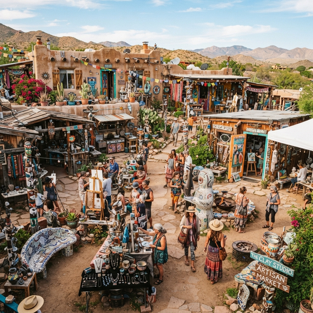Cattle Track Arts Compound in Scottsdale
