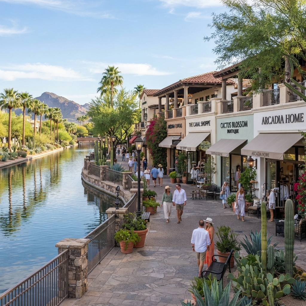 Scottsdale Waterfront Shops in Scottsdale